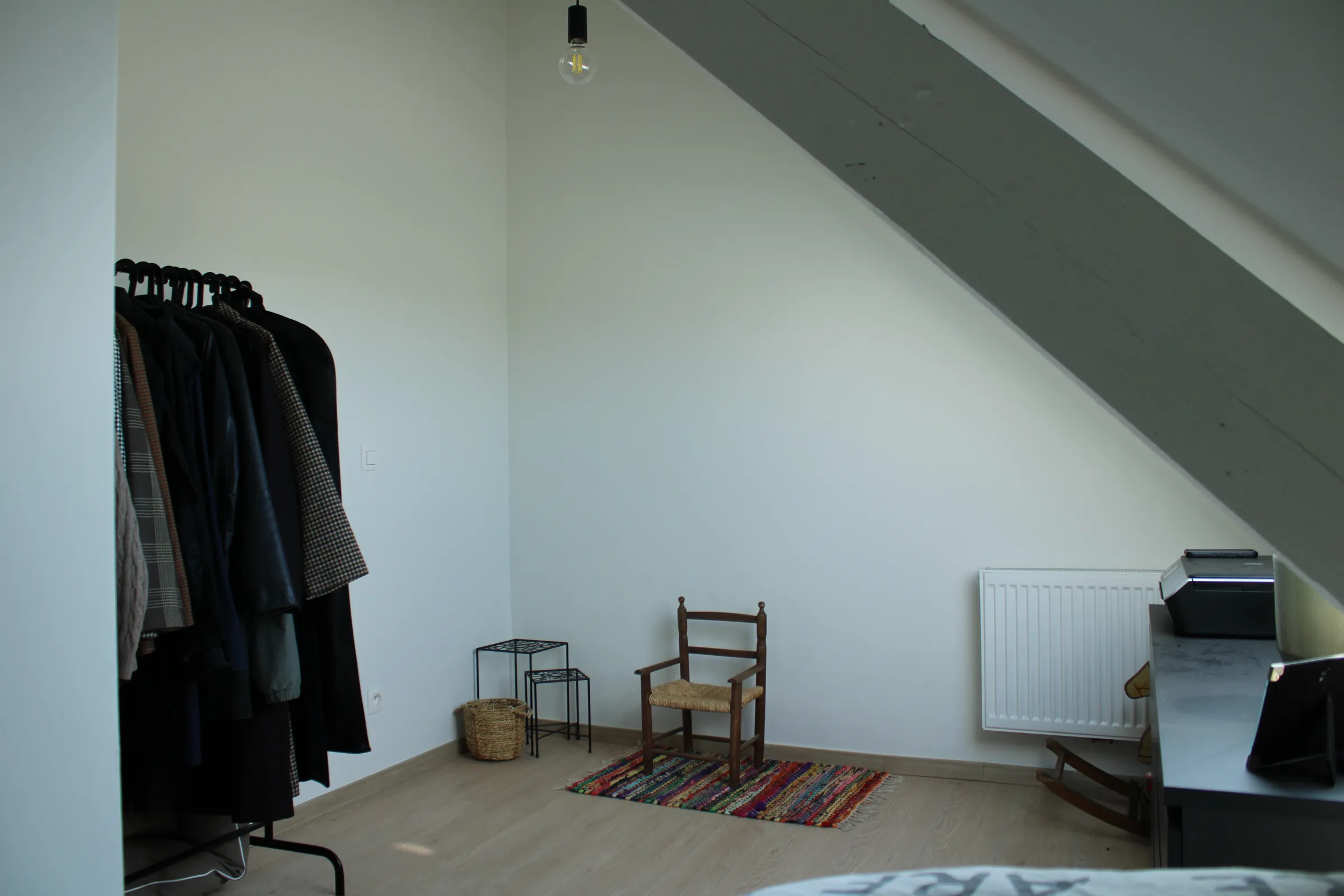 Slaapkamer met open dressing op de tweede verdieping